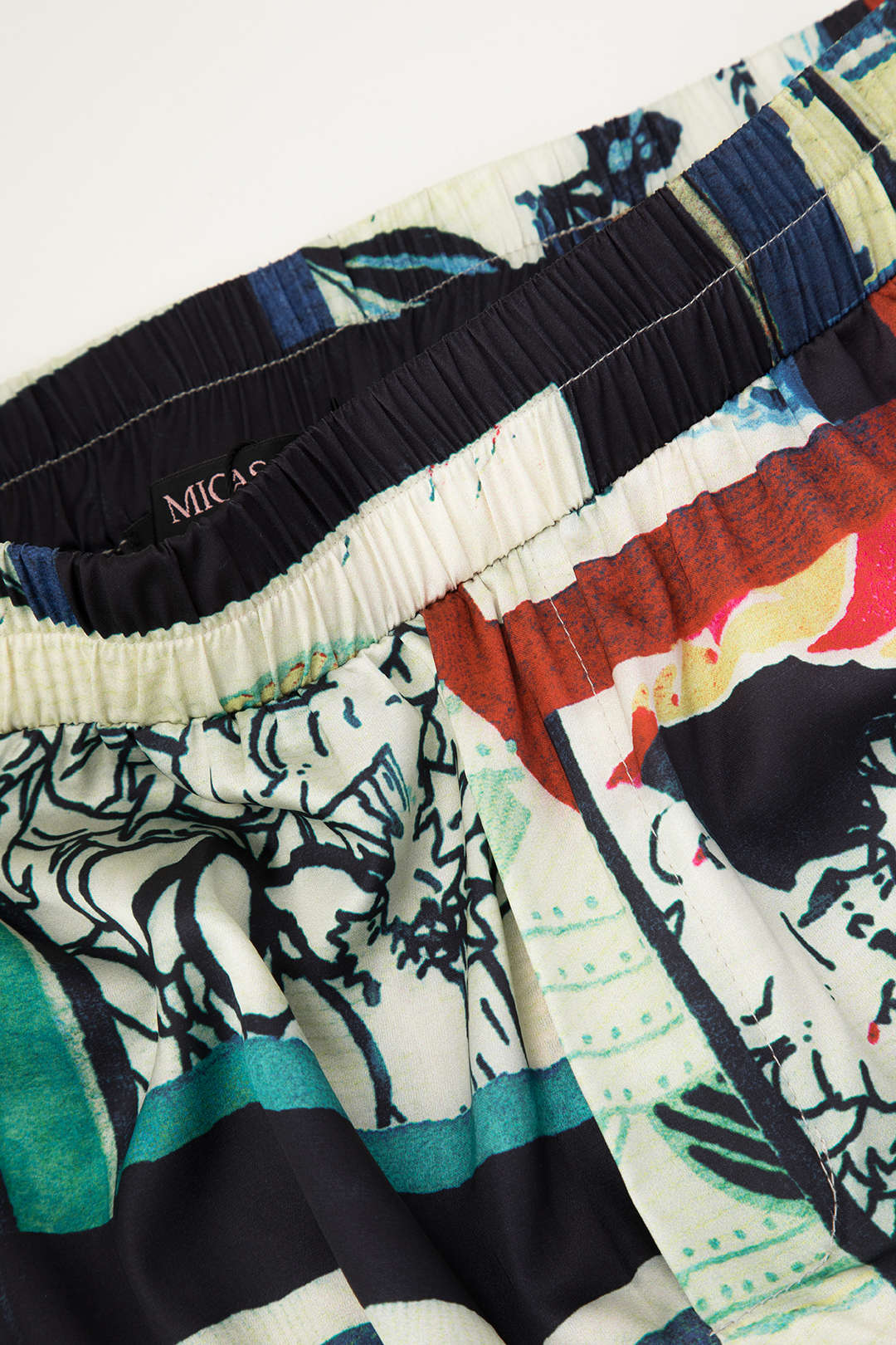 Floral Print High Waisted Straight Leg Pants - Image 12