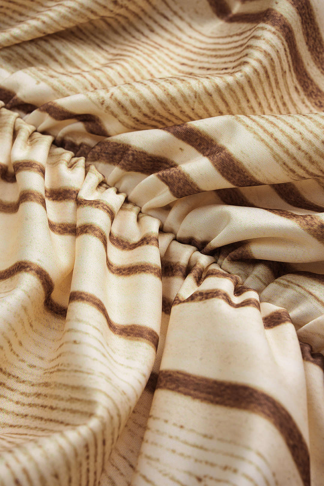 Abstract Print Tie Knot Ruched Tank Sleeveless Maxi Dress - Image 3