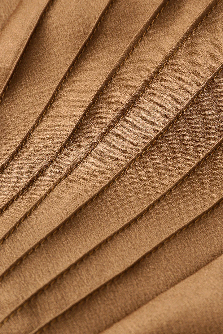 Satin Bustier Tight Waist Mini Dress - Image 7