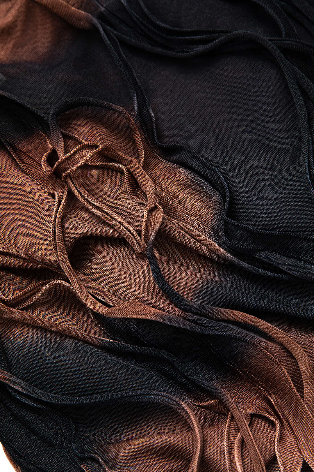 Halter Backless Distressed Mini Dress - Image 4