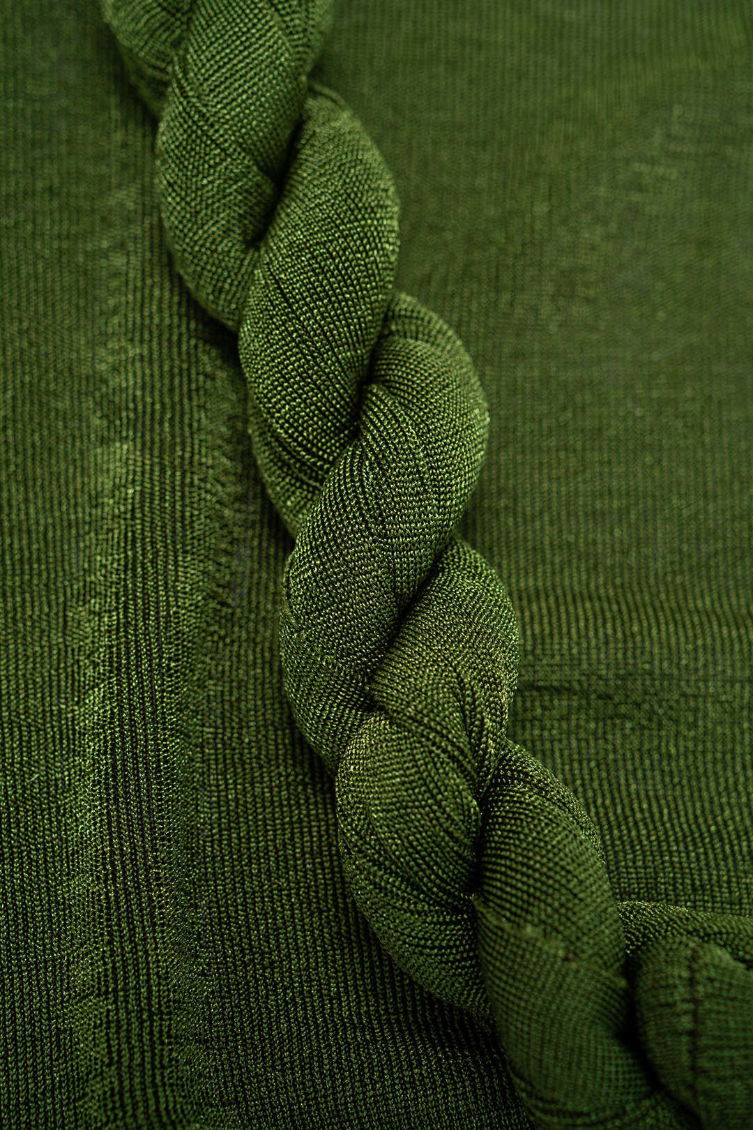 Draped Cowl Neck Twist Knot Asymmetrical Sleeveless Mini Dress - Image 4