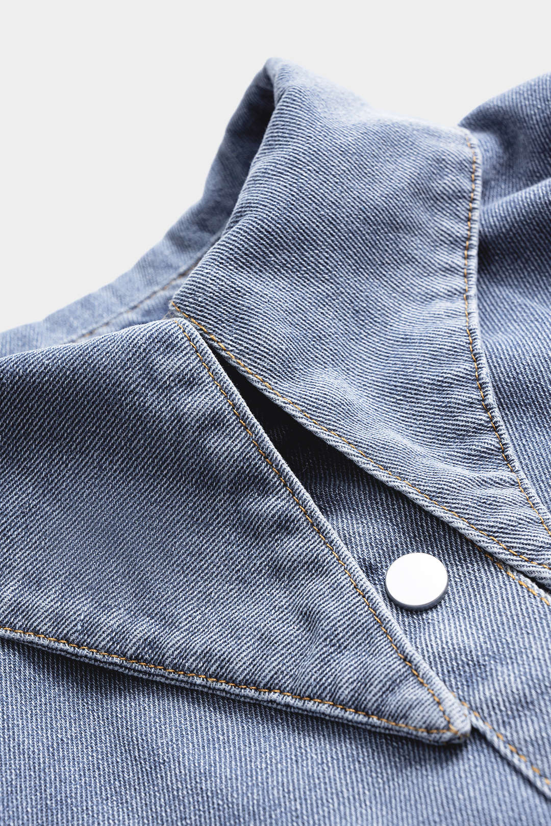 Denim Button Bow Outerwear - Image 3