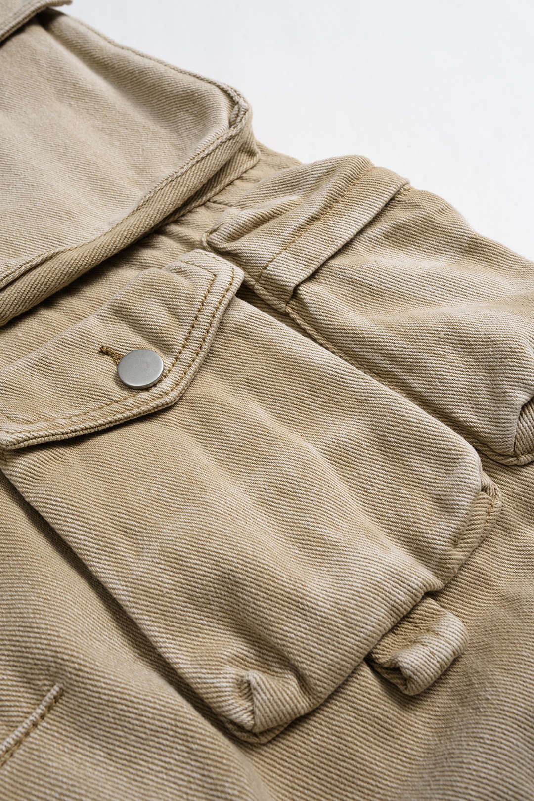 Ombre Multi Pocket Wide Leg Cargo Jeans - Image 12