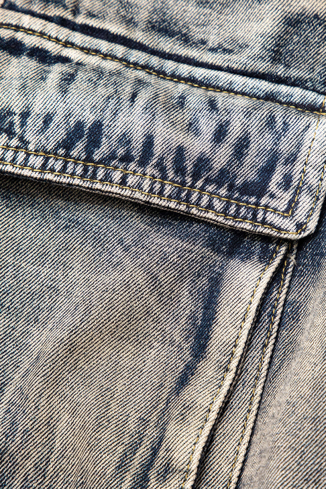 Ombre Multi Pocket Wide Leg Cargo Jeans - Image 16