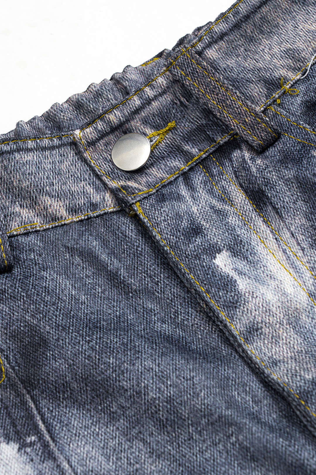 Abstract Print Pocket Barrel Trousers - Image 5