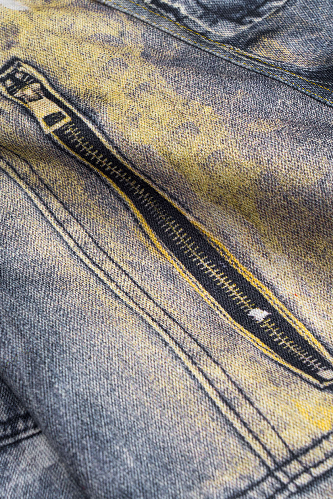 Abstract Print Pocket Barrel Trousers - Image 6