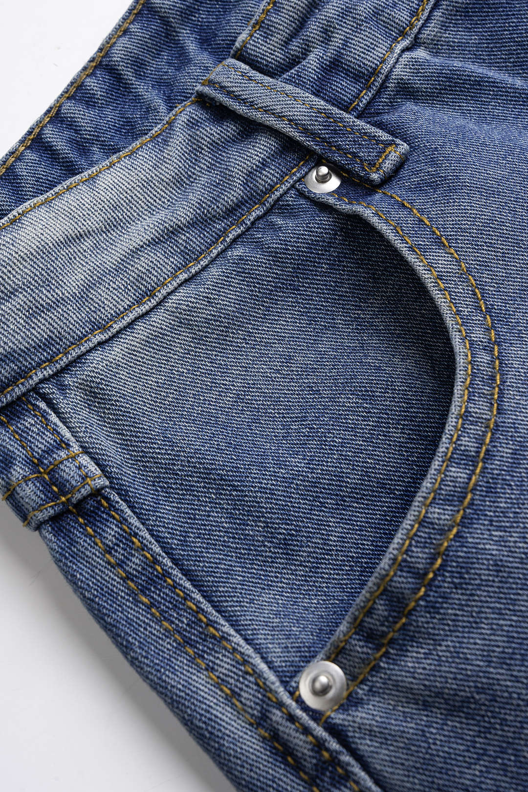 Denim Seamdetail Wide Leg Jeans - Image 3