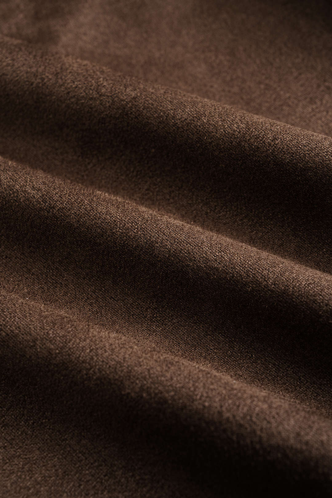 Suede Patchwork Notched Lapel Button Jacket - Image 4