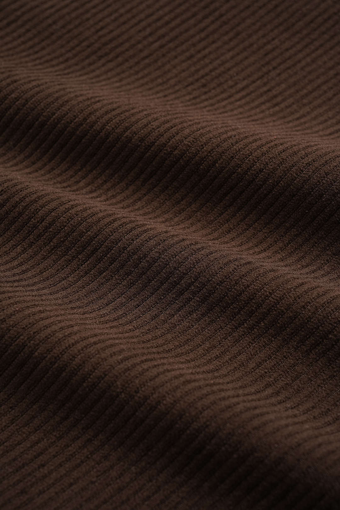 Corduroy Button Long-Sleeve Shirt And Button Skirt Set - Image 6