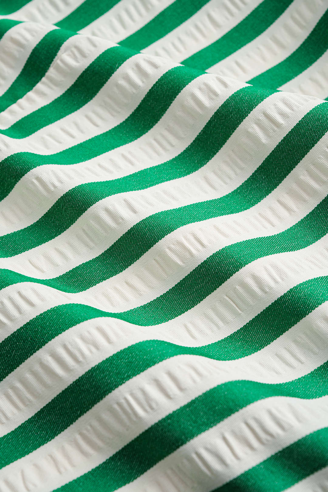 Stripes Print Button Patchwork Ruched V-Neck Short Sleeve Bodysuit - Image 4