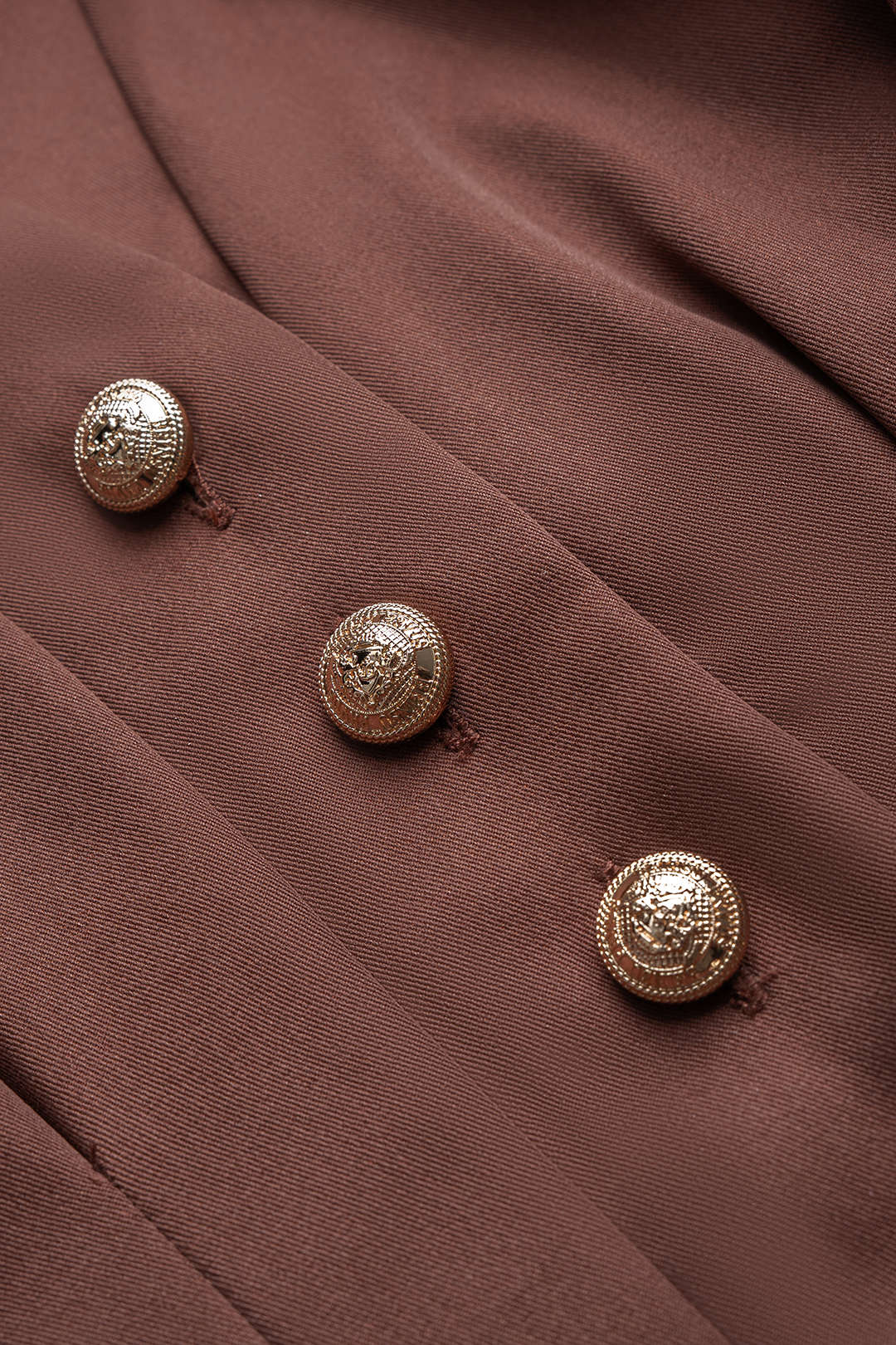 Metallic Button V-Neck Pocket Long-Sleeve Shirt - Image 8