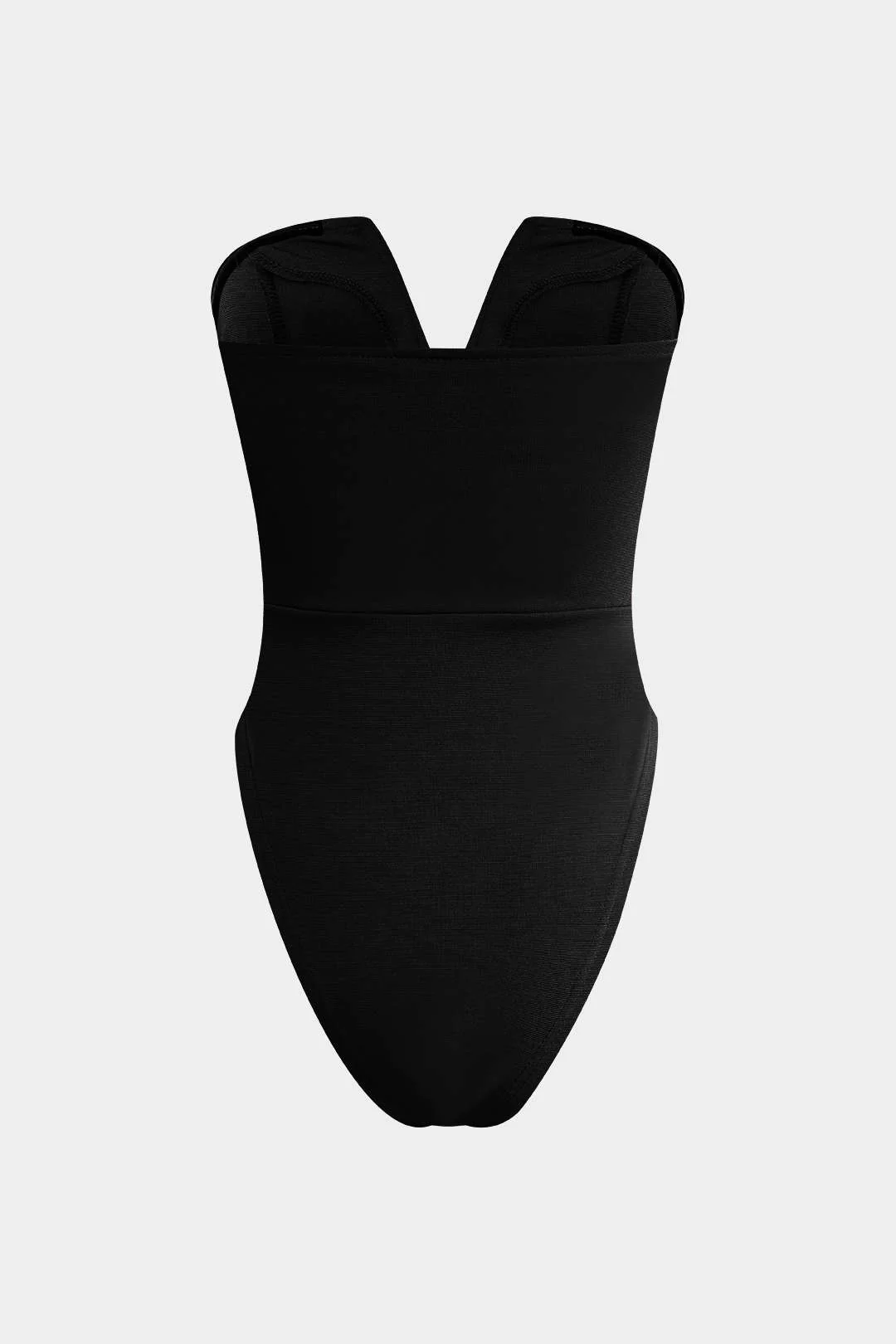 Basic V-neck Strapless Bodysuit - Image 13
