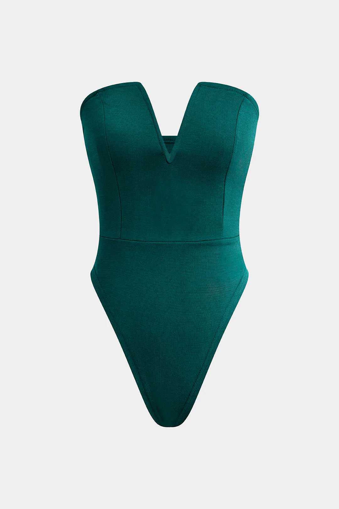 Basic V-neck Strapless Bodysuit - Image 27