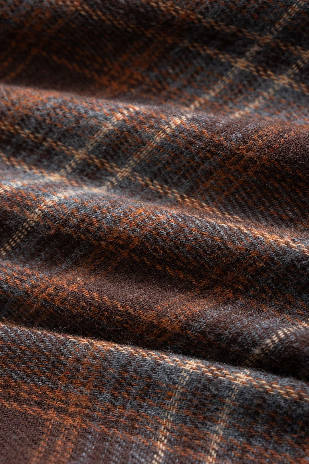 Plaid Print V-Neck Long Sleeve Bodysuit - Image 3