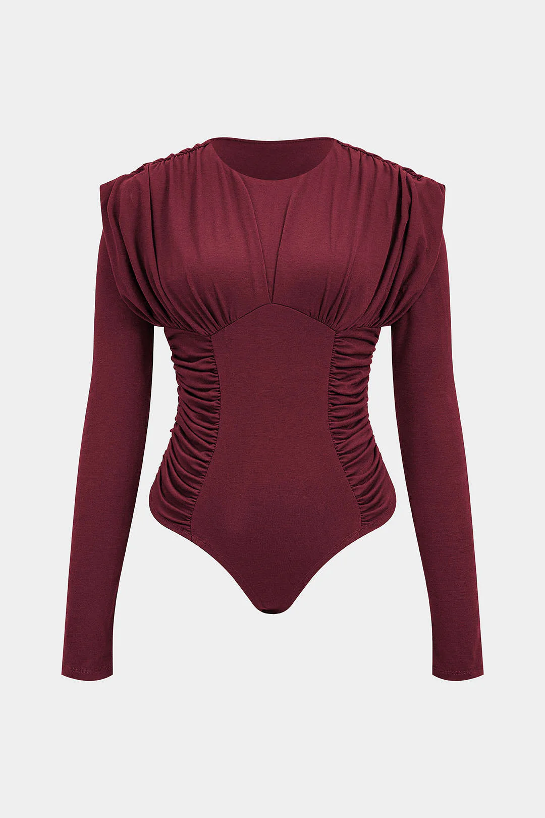Ruched Long Sleeve Bodysuit - Image 7