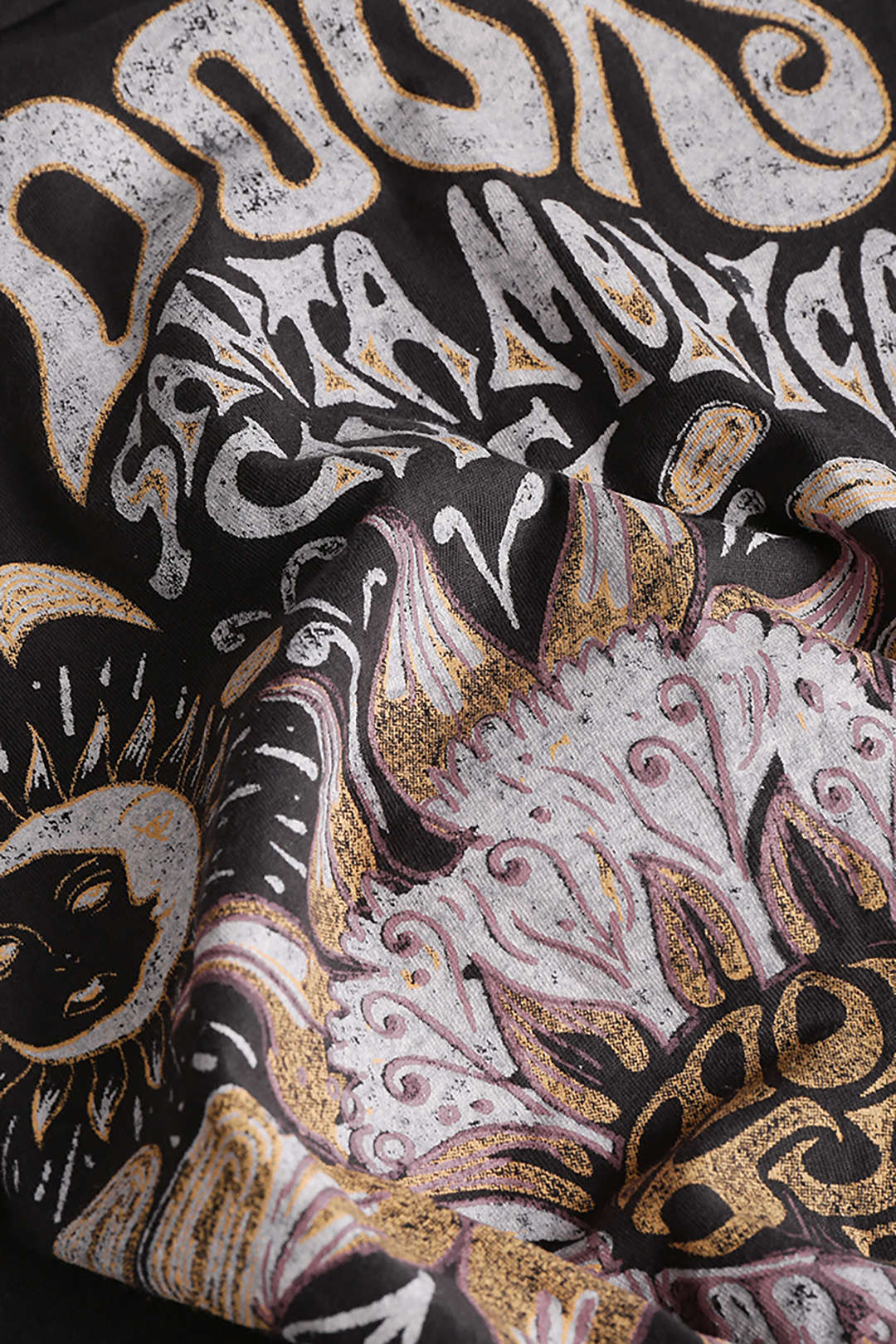 Flower Print Hem Knotted Short Sleeve T-Shirt - Image 3