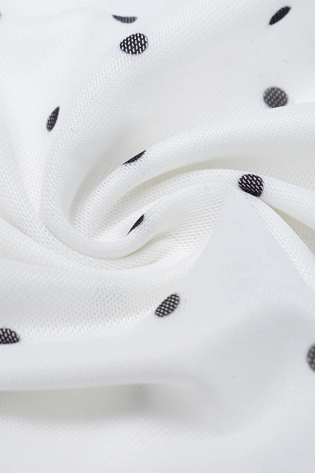 Polka Dots Print Halter Neck Tank Top - Image 5