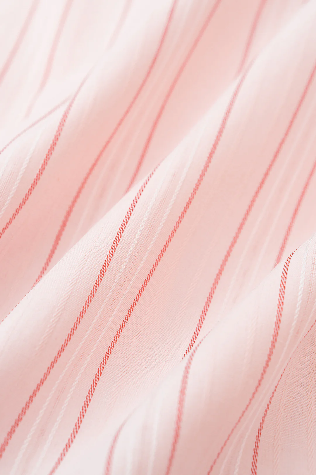 Striped Lapel Pocket Belted Short-Sleeve Shirt - Image 4